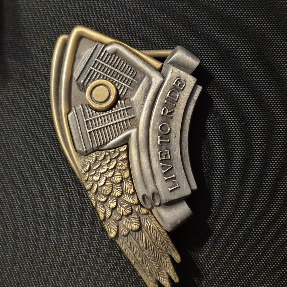 Live To Ride Belt Buckle